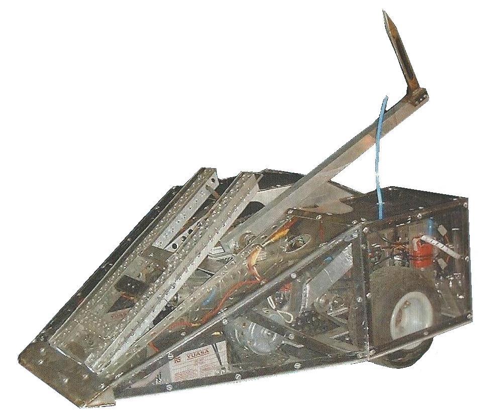 Competitor "Weld-Dor 2" at Robot Wars: The Fourth Wars