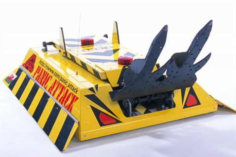 Competitor "Panic Attack 3" at Robot Wars: The Fifth Wars