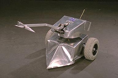 Competitor "Tazz" at Robot Wars 1996