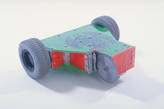 Competitor "Green Dragon" at BattleBots 2.0