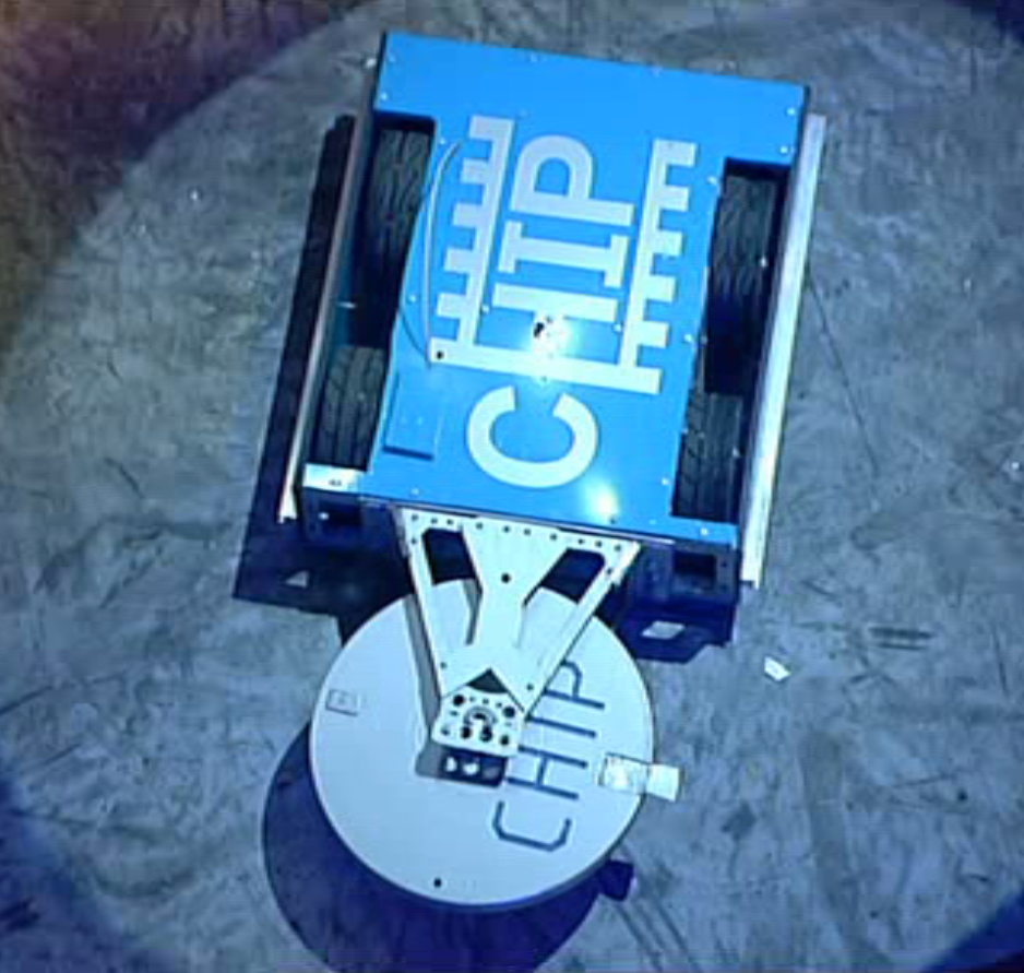 Competitor "Chip" at Robot Wars Extreme 2