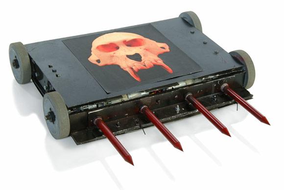 Competitor "Death By Monkeys" at BattleBots 3.0