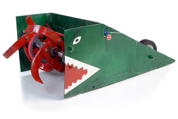 Competitor "Godtilla" at BattleBots 3.0