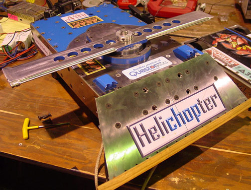 Competitor "Helichopter" at BattleBots 5.0