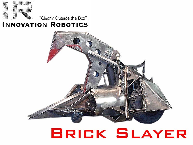 Competitor "Brickslayer" at North Carolina Robot Street Fight IV