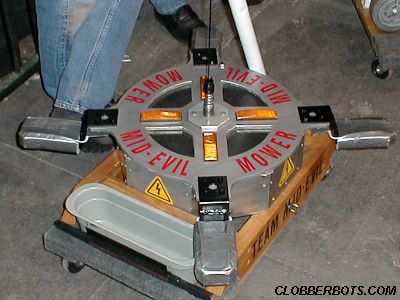 Competitor "Mid-Evil Mower" at BattleBots 5.0