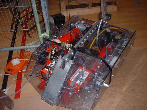 Competitor "L@zerus" at International Robot Rumble 2003