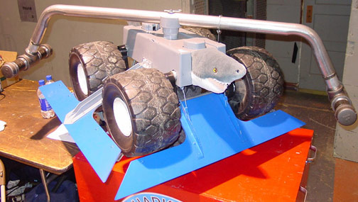 Competitor "Sharkicide" at BattleBots 5.0