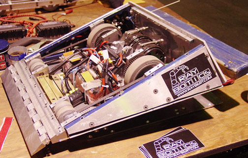 Competitor "Some Parts" at BattleBots 5.0