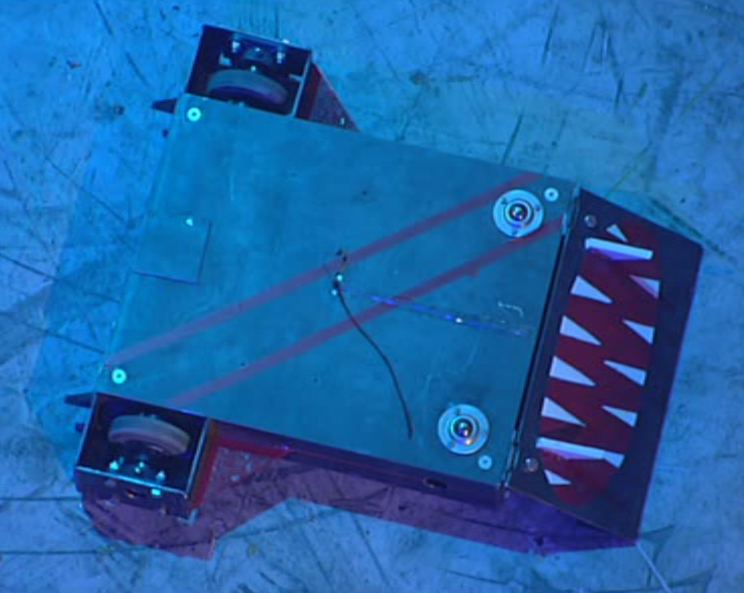 Competitor "Steel Sandwich" at Robot Wars Extreme 2