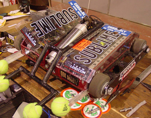 Competitor "Sublime 5" at BattleBots 5.0