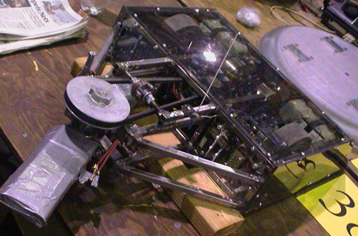 Competitor "Wedge-O-Matic" at BattleBots 5.0