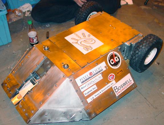 Competitor "E2" at BattleBots IQ