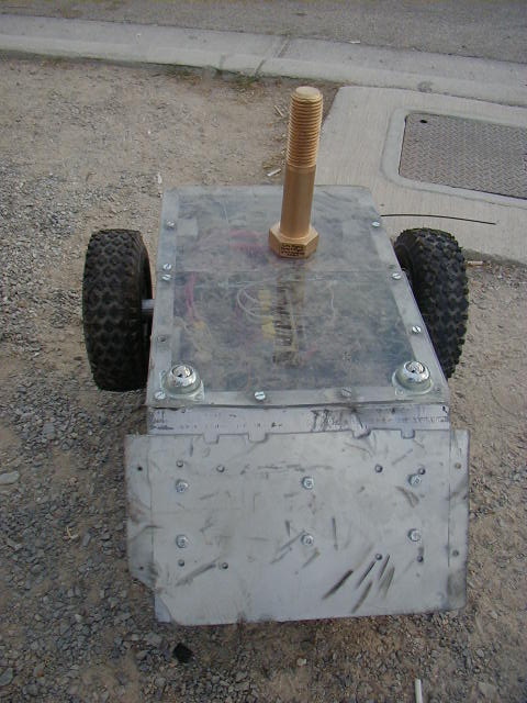 Competitor "WulfBane" at Robojoust II