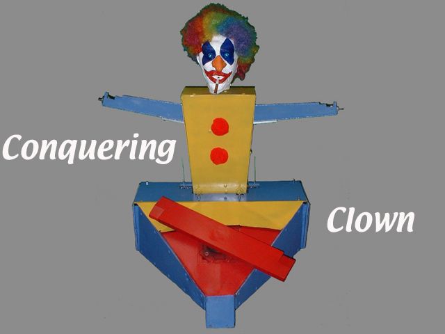 Competitor "Conquering Clown" at Mechwars VII