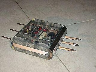 Competitor "VanillaBot" at ROBOlympics 2004