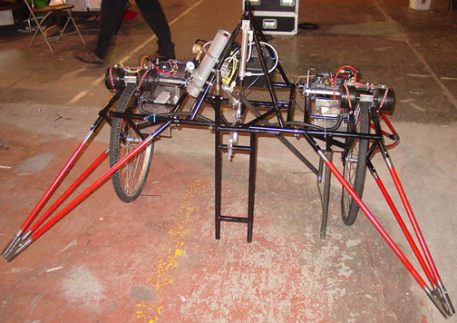 Competitor "Arachnobot" at BattleBots 5.0