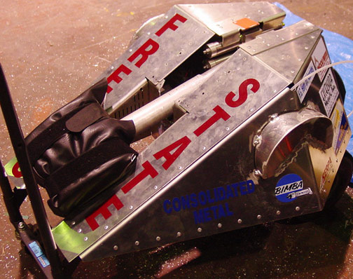 Competitor "BattleDawg" at BattleBots 5.0