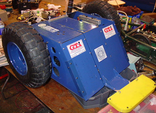 Competitor "Blue Devil" at BattleBots 5.0