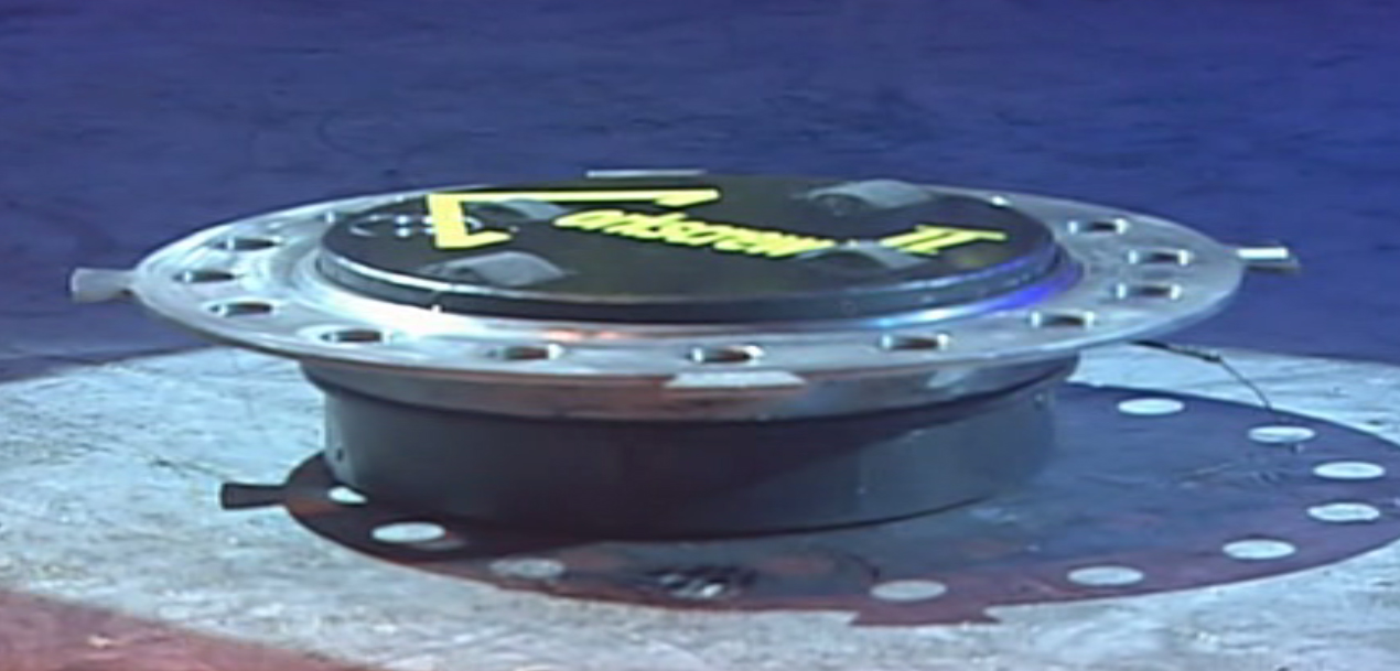 Competitor "Corkscrew Two" at Robot Wars: The Seventh Wars