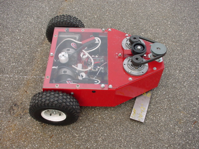 Competitor "Red Menace" at North Carolina Robot Street Fight III