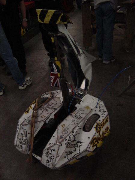 Competitor "The Grim Reaper" at Dutch Robot Games II