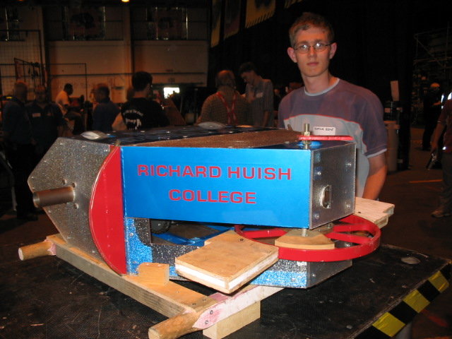 Competitor "Unnamed Robot from Richard Huish College" at Seventh Wars Qualifiers