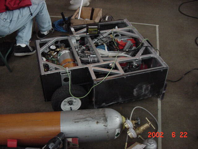 Competitor "Midevil" at MechWars @ The Minnesota State Fair 2001