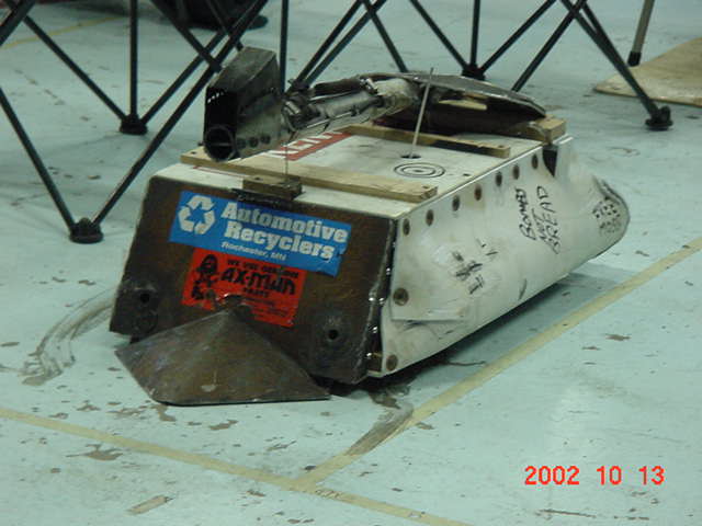 Competitor "Bob" at War-Bots Xtreme Premier