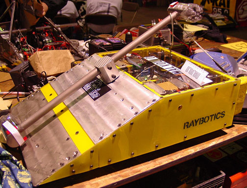 Competitor "Malvolio" at BattleBots 5.0