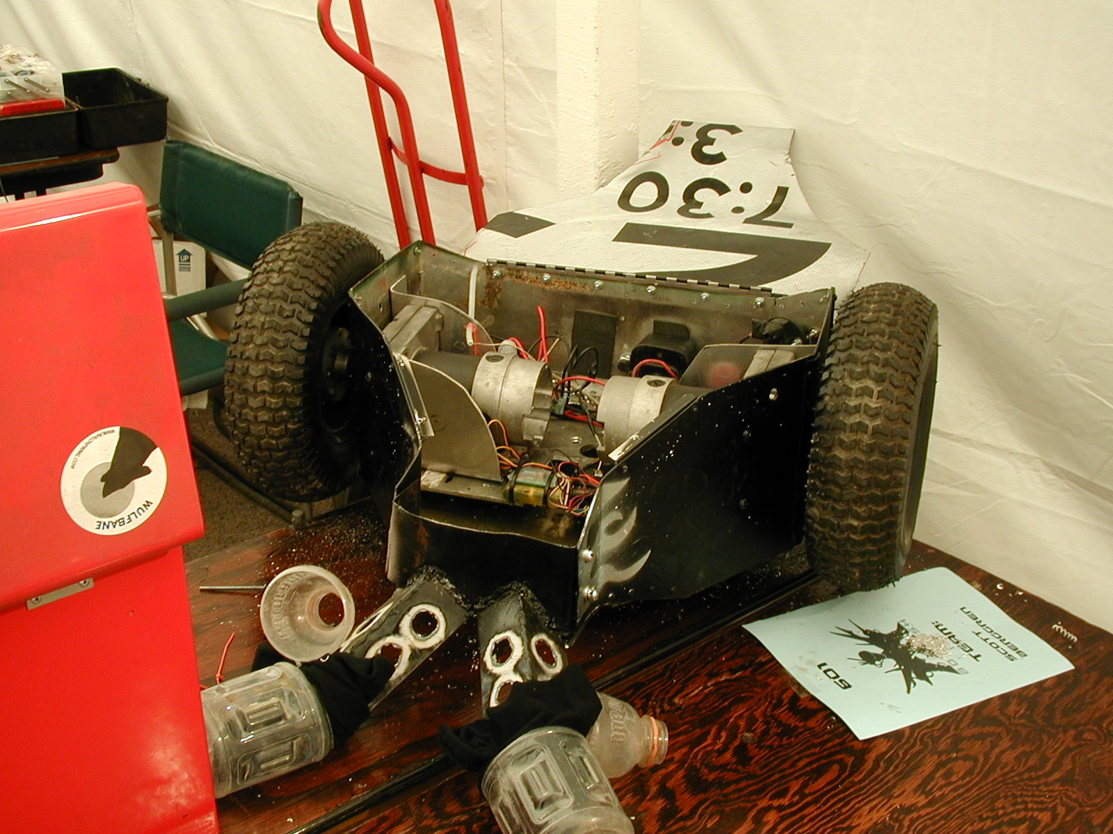 Competitor "Bot Trap" at BotBash 2002