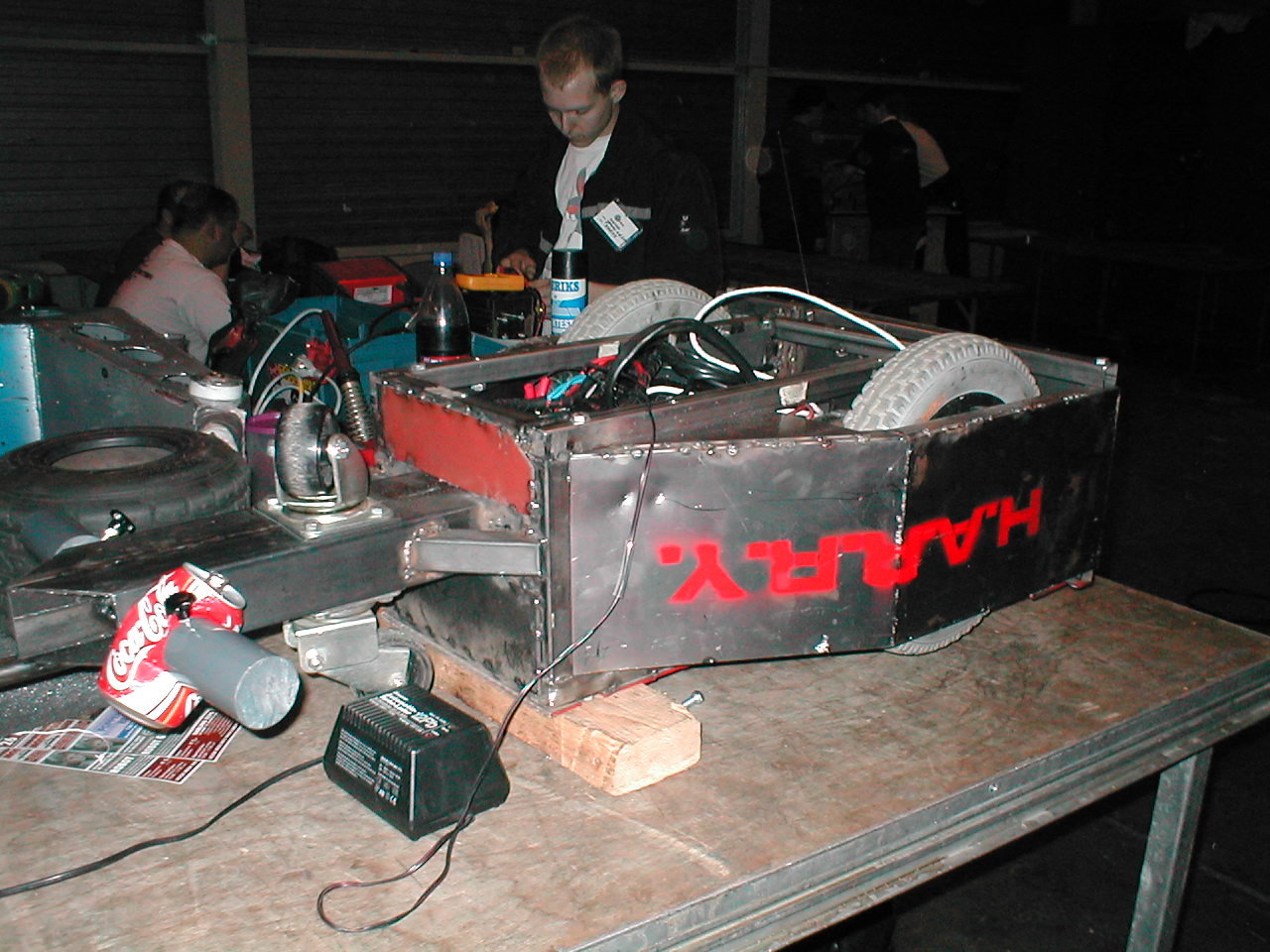 Competitor "H.A.R.R.Y." at Dutch Robot Games II