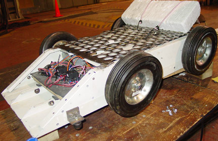 Competitor "Sharp Cheese" at BattleBots 5.0