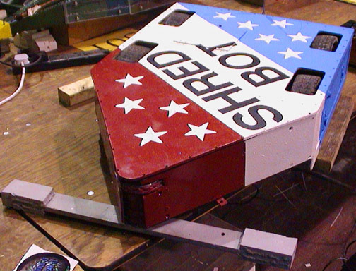 Competitor "Shredbot" at BattleBots 5.0