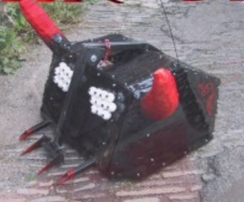 Competitor "The Black Beast" at Dutch Robot Wars Series 2