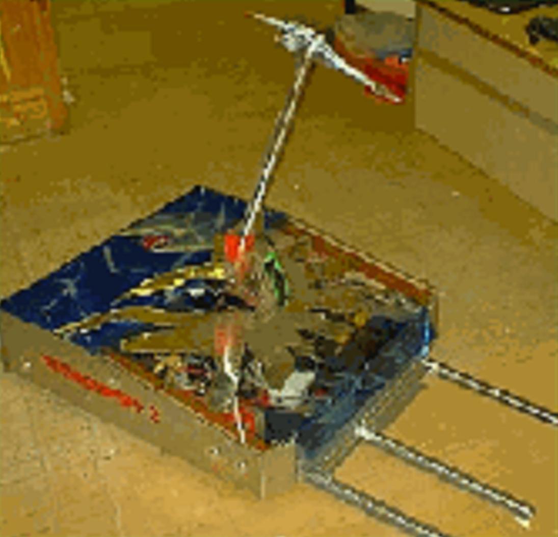 Competitor "Xenomorph II" at Debenham Robot Rumble 2000