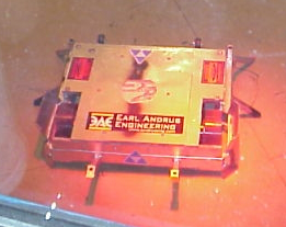 Competitor "'Cuda Spawn" at North Carolina Robot Street Fight IV