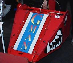 Competitor "G-Man" at Welsh Robot Show Aberystwyth 2004