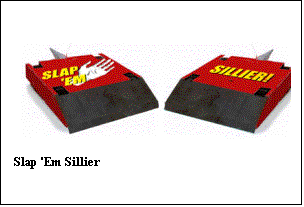 Competitor "Slap 'Em Sillier" at BattleBots 5.0