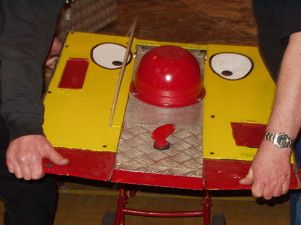 Competitor "Leveller 2" at Red Nose Robot Fun Weekend