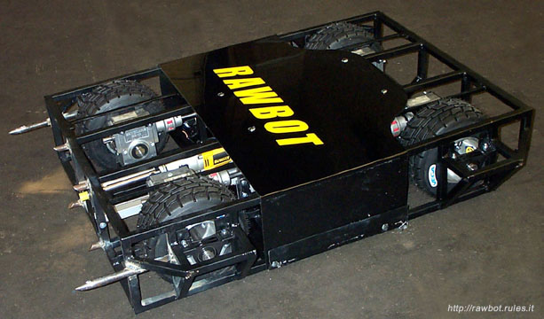 Competitor "Rawbot" at Robot Wars: The Seventh Wars