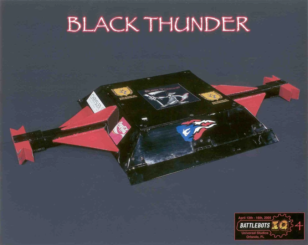 Competitor "Black Thunder" at BattleBots IQ 2005