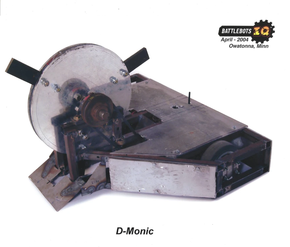 Competitor "D-Monic" at BattleBots IQ 2004