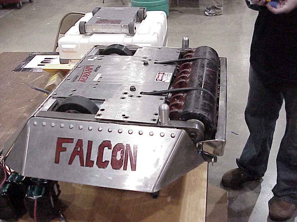 Competitor "Falcon" at BattleBots IQ 2004