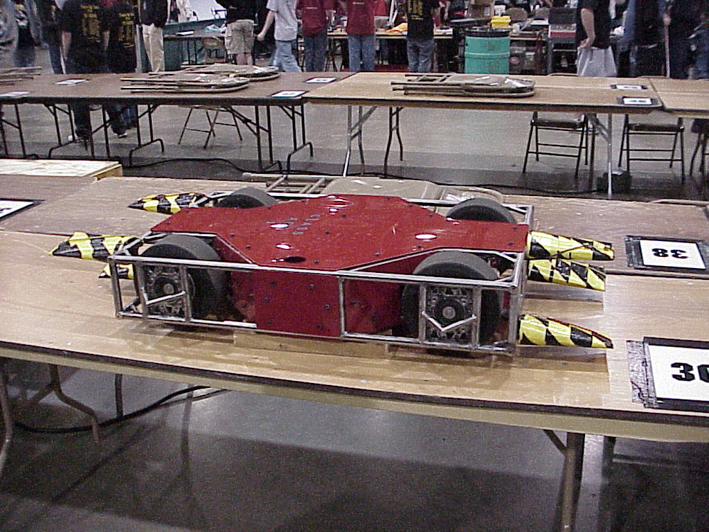 Competitor "First Class I" at BattleBots IQ 2004