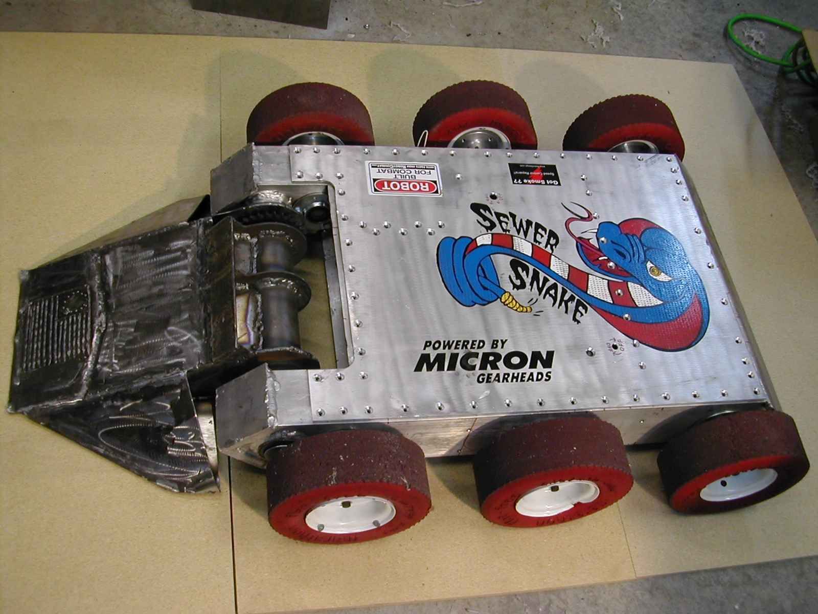 Competitor "Sewer Snake" at 2004 RFL Nationals & Combots Open