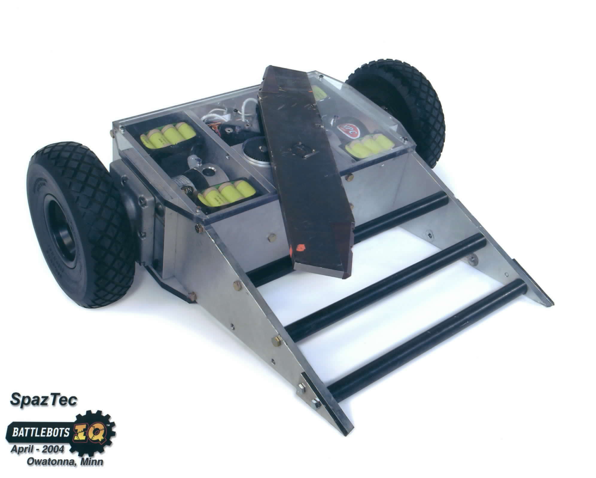 Competitor "SpazTek" at BattleBots IQ 2004