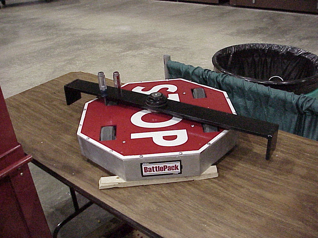 Competitor "Stop-Bot" at BattleBots IQ 2004