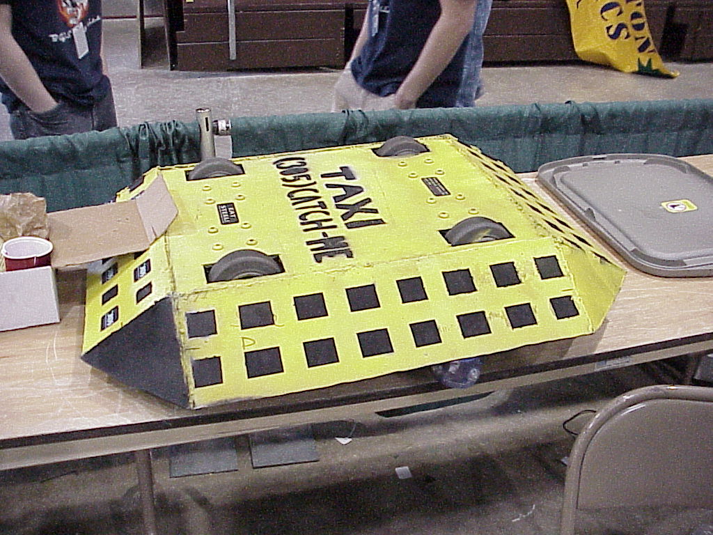 Competitor "Taxi Disaster" at BattleBots IQ 2004