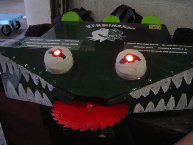 Competitor "The Kerminator" at BattleBots IQ 2004